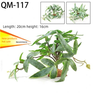 Plantes artificielles pour l'aménagement paysager des reptiles - Style forêt tropicale pour les grenouilles arbres, les geckos crêtés et les <span class=keywords><strong>enclos</strong></span> de tortues - Product Image 3