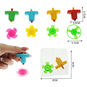 Giroscopio di torsione Spinner giocattolo per bambini Unisex plastica trottola classico disco volante Fidget giocattoli con lanciatore - Product Image 3