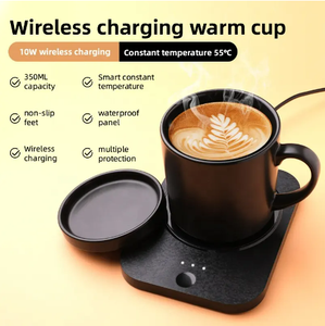 <span class=keywords><strong>Taza</strong></span> de agua con calefacción termostática inteligente eléctrica, <span class=keywords><strong>calentador</strong></span> de cerámica, almohadilla inalámbrica, <span class=keywords><strong>taza</strong></span> de café alimentada por <span class=keywords><strong>Usb</strong></span>, <span class=keywords><strong>calentador</strong></span> de tazas - Product Image 3
