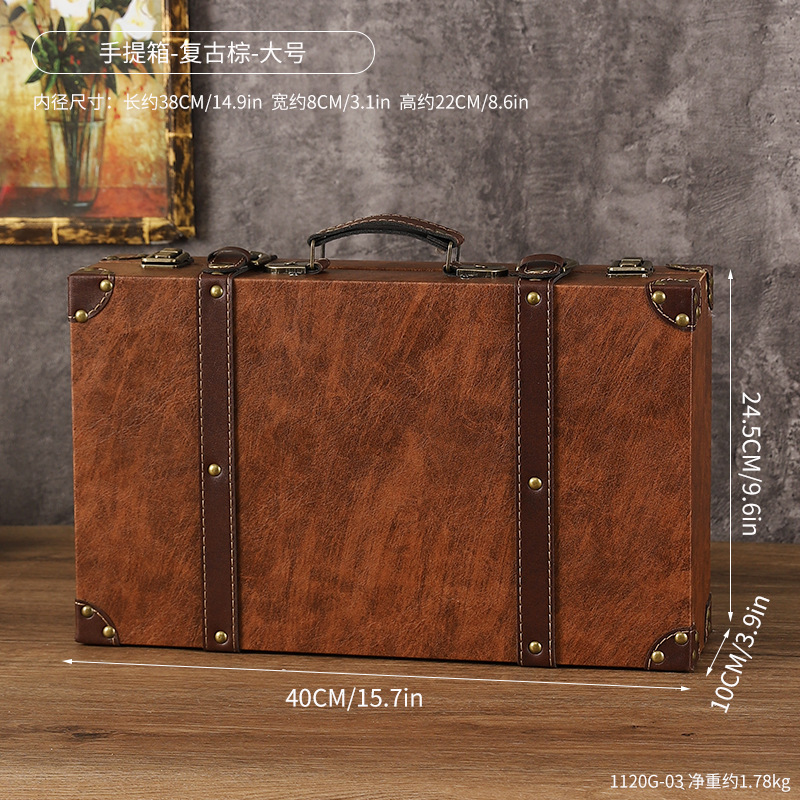 Valise 1120G-03 - Marron Rétro - Grande