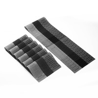 Chemin de table en vinyle de luxe lavable, ensemble de sets de table en PVC pour table de cuisine et de salle à manger