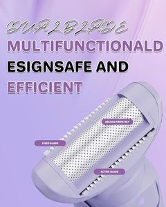 Multifunctional 5-in-1 Rechargeable <b>Electric</b> Rotating Disc Body Hair Trimmer <b>Waterproof</b> Type-C Charging Lady Shaver Painless - Product Image 5