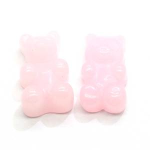 Figurines d'animaux en résine, lot <span class=keywords><strong>de</strong></span> 10, 100 pièces, gommes, cabochons, Figurines d'animaux, plates, accessoire bijoux - Product Image 5