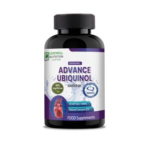Advance Ubiquinol Kaneka QH 100mg Coenzima Q10 Reducida, Suplemento Alimenticio Vegetariano Bioactivo, 60 Cápsulas Blandas - Product Image 1
