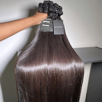 Mèches de Cheveux Humains Cambodgiens Bruts Non Traités, Cheveux Indiens, Cheveux Vietnamiens Bruts Vierges à Cuticules Alignées, Fournisseur d'Extensions de Cheveux en Gros