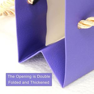 <b>Gift</b> <b>Small</b> Square Bottom Paper Bags With Handles Eco-friendly Durable Bags Food Grade Multi-purpose High Load-bearing Paper Bag - Product Image 5