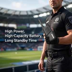 Talkie-walkie analogique portable haute puissance avec charge rapide Type-C et batterie haute capacité pour la sécurité des événements et les patrouilles - Product Image 1