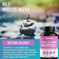 Fábrica OEM ODM, Cápsulas de Mioinositol, D-Chiroinositol y Folato, Suplemento Dietético, Marca Privada, Venta al Por Mayor, Fabricante a Granel
