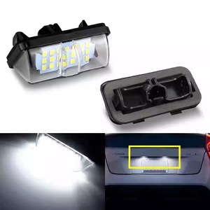Luz de matrícula para Toyota Alphard Vellfire RAV4 205mm con LED integrado, luz blanca PZ061 8127033110 - Product Image 4