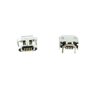 Fabricant de connecteurs Micro USB C série 5 broches Hoyato Smt Stype Single Plug Seat