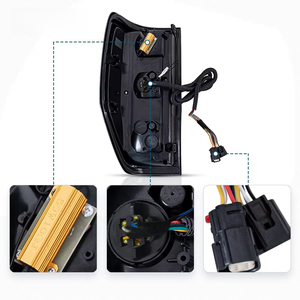 Ensemble de feu arrière à LED complet d'usine avec clignotant mobile pour Ford Ranger 2012-up T6 T7 mise à niveau des feux arrière de camionnette - Product Image 5