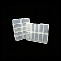 Boîte d'emballage en plastique PP de haute qualité à 10 compartiments pour perles DIY, bijoux et petites pièces