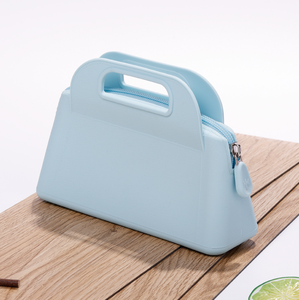 Silicone Cosmetic Bag Portable <b>Makeup</b> Pouch Reusable Toiletry Organizer Travel Handbag <b>Case</b> - Product Image 3