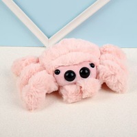 Peluche araignée Lucas moelleuse, mini poupée tarantule en peluche, décoration de table d'Halloween, souvenir de vacances, cadeau, vente en gros, en stock