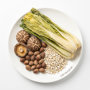 Mélange de soupes aux herbes séchées style Bok Choy et abricot - Bouillon saisonnier détoxifiant et purifiant pour les poumons - Product Image 1