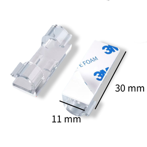 Supports de câbles auto-adhésifs (lot de 100), organiseurs de câbles réseau, clips de câblage pour salle serveur, supports de fils améliorés, organisateurs de cordons muraux - Product Image 4