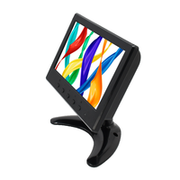 Moniteur lcd de voiture et camion, écran 7 pouces, 1024x600, VGA AV BNC, moniteur pour véhicule