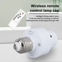 Douille LED Intelligente 2026 E27 AC85-265V ABS à Visser avec Télécommande Infrarouge et Minuteur, Changement de Couleur, Prise Universelle, Installation Facile, Usage Domestique