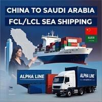 China nach Saudi-Arabien Seefracht-Spedition EXW FOB DDP DAP FBA Seefracht-Logistikagent Tür-zu-Tür mit FCL LCL