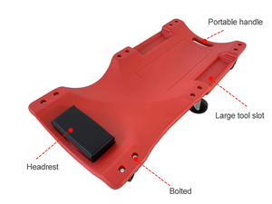 Ajustable 36 ''Rolling Plastic <span class=keywords><strong>Car</strong></span> Mechanic Creeper <span class=keywords><strong>Seat</strong></span> - Product Image 2