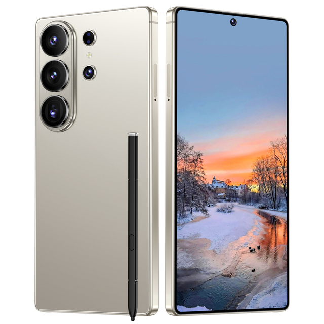 5G S26 ULTRA Original 16GB+1TB 7.3 Inch HD 120HZ 8000mAh MTK Deca Core 120W Android 15 Smart