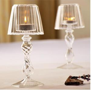 Grand bougeoir, nouveau design, verre borosilicate de haute qualité, artisanat, bougeoir pour la décoration de la maison, mariage, matériau métallique - Product Image 2