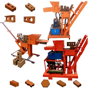 Hydraulische Ziegelpresse für Lehmziegel, Dieselbetriebene Verbundsteinmaschine, Manuelle Lehmziegelpresse - Product Image 1