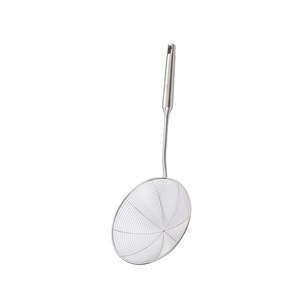 Ustensiles de cuisine isolés en acier inoxydable 304 à manche creux, passoire pour fondue, cuillère passoire, vente en gros fabricant - Product Image 5