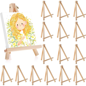 卸売カスタマイズミニ木製イーゼル木製イーゼルディスプレイスタンド子供用 - Product Image 1