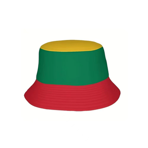 Chapeau Bob Respirant Anti-UV à Imprimé Numérique Drapeaux Canadiens et Paraguayens Rayés 2026 - Product Image 6