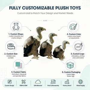 Peluche d'oiseau de grande taille, douce et confortable, de qualité supérieure, avec rembourrage en coton PP, pour les enfants, compagnon quotidien et jouet anti-stress - Product Image 2