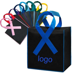 Bolsa de Compras Promocional Personalizada con Logotipo, Sin Tejido, Asas Largas, Diseño de Concienciación sobre el Cáncer de Mama, Cierre de Hombro, Bolsa de Regalo para Mujer - Product Image 6