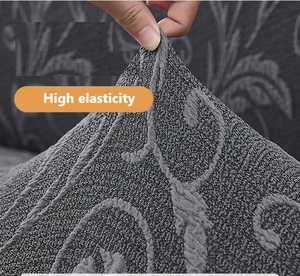 Sarung <span class=keywords><strong>sofa</strong></span> rajut, paket penuh tebal anti-selip rok sarung bantal elastis empat musim - Product Image 6