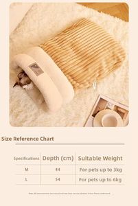 Оптовая продажа зимних теплых закрытых спальных мешков для животных для трансграничной торговли |   Крытый домик-лежанка для кошек и собак |   Для использования осенью и зимой - Product Image 5