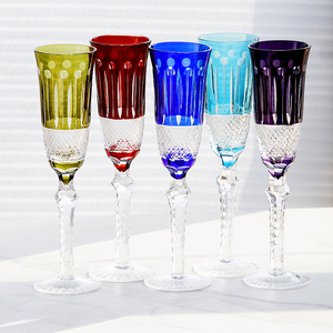 Stocké Premium Bohême <span class=keywords><strong>Louis</strong></span> Style Flûtes À <span class=keywords><strong>Champagne</strong></span> Tasses À Vin Pour Le Mariage Et La Fête Avec Coffre-fort - Product Image 1