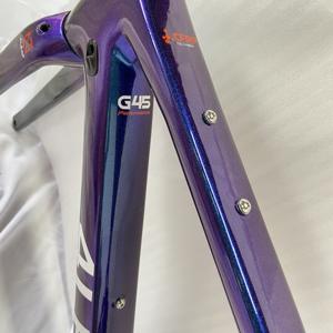 Bicicleta de Carretera 4 LEAF G45 de Fibra de Carbono, Cuadro para Bicicleta de Gravel T700, Frenos de Disco Hidráulicos, Manillar de Aluminio, Ruedas 700*45C, 2*11 <span class=keywords><strong>Shimano</strong></span> <span class=keywords><strong>105</strong></span> - Product Image 4