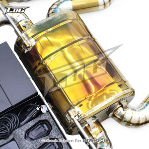 ระบบท่อไอเสีย Boska Valvetronic Muffler แบบหรูหรา ขัดเงา สำหรับ M3/M4 G80/G82 3.0T ปี 2019-2024 Boska Racing Titanium - Product Image 6