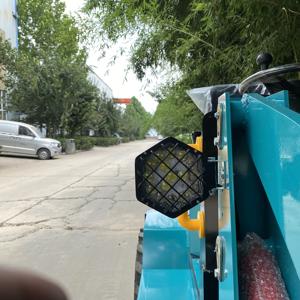 1 Ton Mini <span class=keywords><strong>Skid</strong></span> Steer Loader 4WD roda pemuat listrik dengan pompa Motor Gearbox sistem sepenuhnya hidrolik untuk konstruksi - Product Image 2