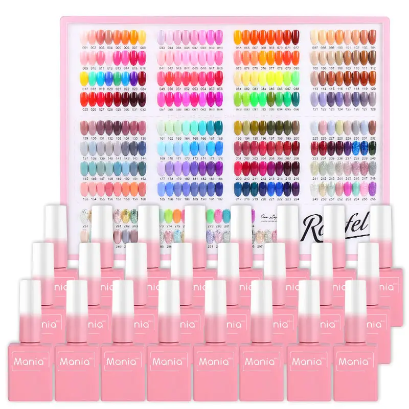 15ml viola rosa Nude Glitter UV Gel Polish Soak Off Gel Polish per Nail Art Manicure 300 colori