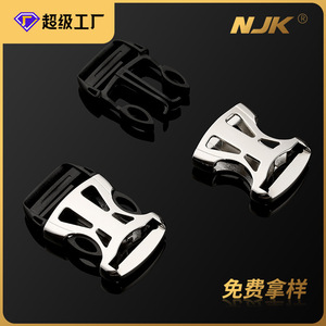 หัวเข็มขัดแบบเลื่อน โลหะผสมสังกะสี สีเงิน สีดำ ห่วงรูปตัว D สำหรับกระเป๋าเป้สะพายหลัง สายรัดปรับได้ อุปกรณ์เสริม ทนทาน - Product Image 5