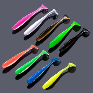 8 loại 5.5cm <span class=keywords><strong>crappie</strong></span> đồ gá lắp mềm Worm lure 30 20 màu sắc PVC <span class=keywords><strong>crappie</strong></span> Jig mồi cho bass câu cá trong sông hồ suối - Product Image 1