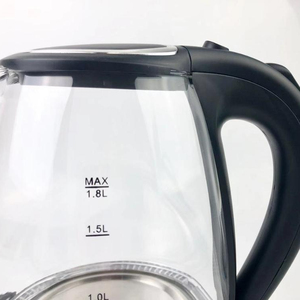 Blue Led Light 1.8l <strong>Electric</strong> Kettle Glass Water Kettle Mechanical Water Heating Plastic Lid Stained Glass Glass <strong>Tea</strong> <strong>Pot</strong> <strong>Electric</strong> - Product Image 4