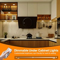 Détecteur de mouvement LED pour lumière ronde intelligente d'intérieur, lampe automatique de chambre à coucher, lampe de nuit 3D à détecteur de mouvement pour cuisine, salle d'étude