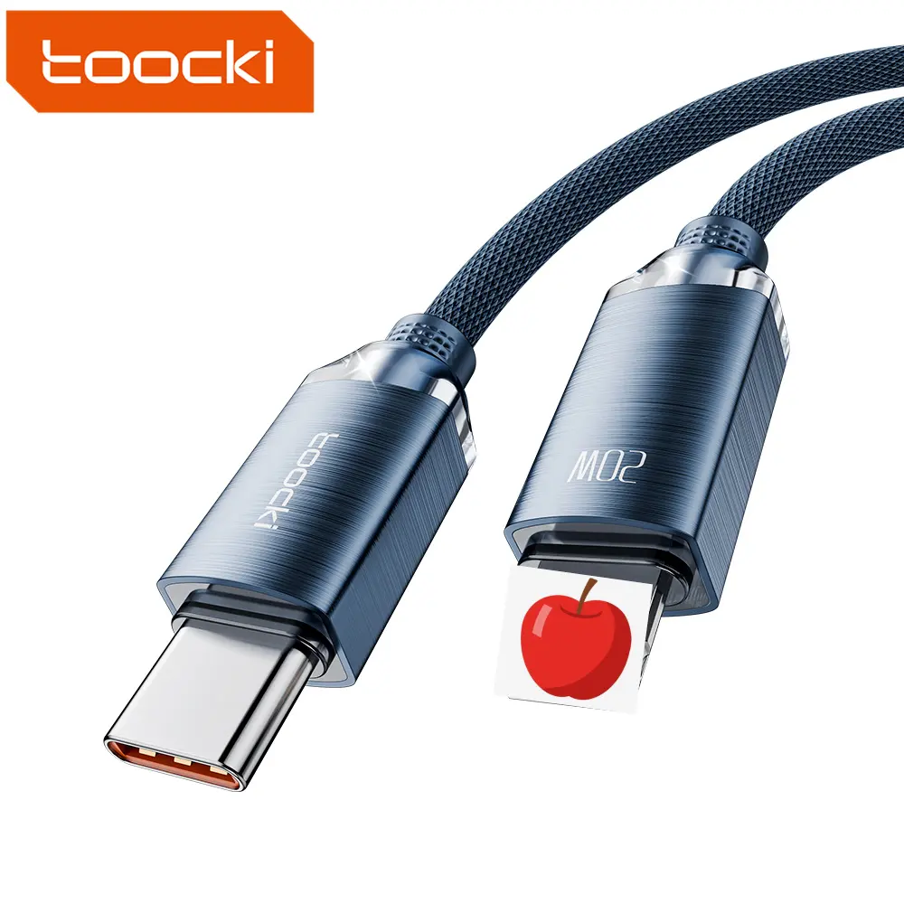 Toocki 도매 USB 케이블 20w 데이터 케이블 도매 유형 C 케이블 아이폰 빠른 충전
