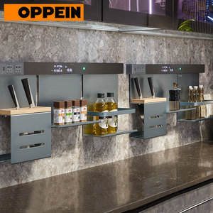 OPPEIN Alibaba estilo Industrial moderno <span class=keywords><strong>I</strong></span> forma pequeño total armarios de cocina - Product Image 4