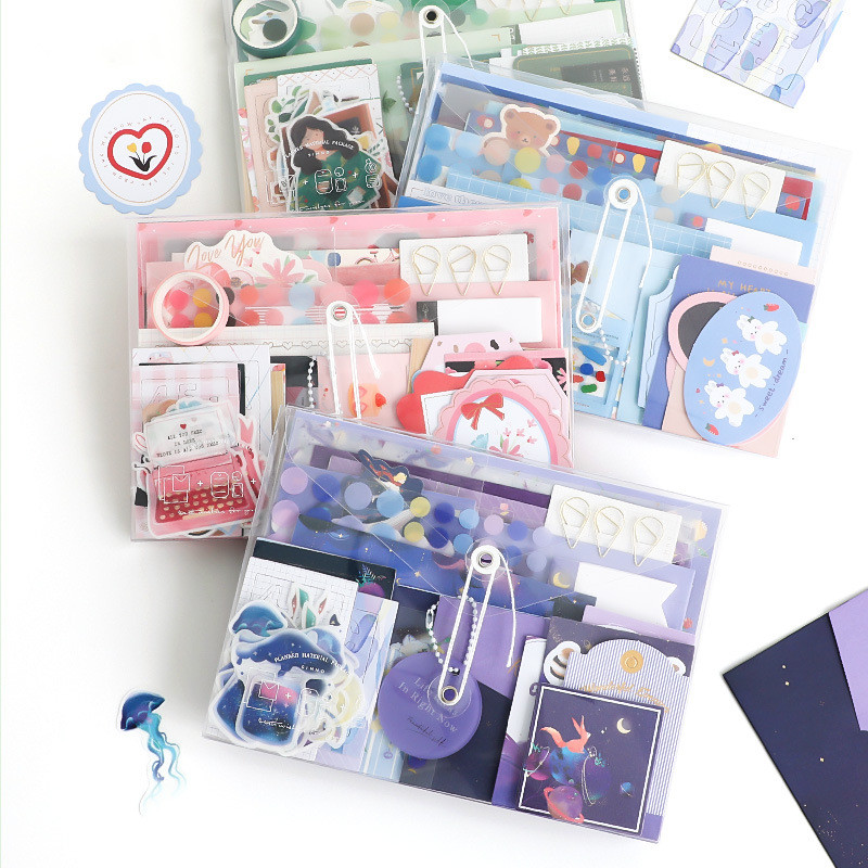 Набор канцелярских принадлежностей для рукоделия, бумажные наборы для скрапбукинга и журнала, Ленточные наклейки Washi