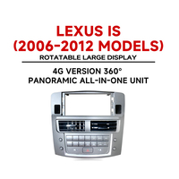 Radio con Pantalla Táctil Android de 12.3 Pulgadas para Automóvil, con Android Auto y CarPlay, para Unidad Principal de Lexus IS 2006-2012