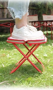 à glissière Tabouret pliant portable Tabouret pliant portable pour les activités de plein air Tabouret de camping portable - Product Image 6