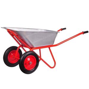 WB5009M รถเข็นสำหรับงานก่อสร้างชุบสังกะสีแบบรัสเซียมีสองล้อ110L สำหรับผลิตในรัสเซียรุ่นดีที่สุด1 <span class=keywords><strong>2</strong></span>ล้อ - Product Image 1