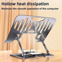 Support de refroidissement pour ordinateur portable et téléphone en acier au carbone 2-en-1 pliable et réglable avec ventilateur et support pour téléphone – Vente en gros